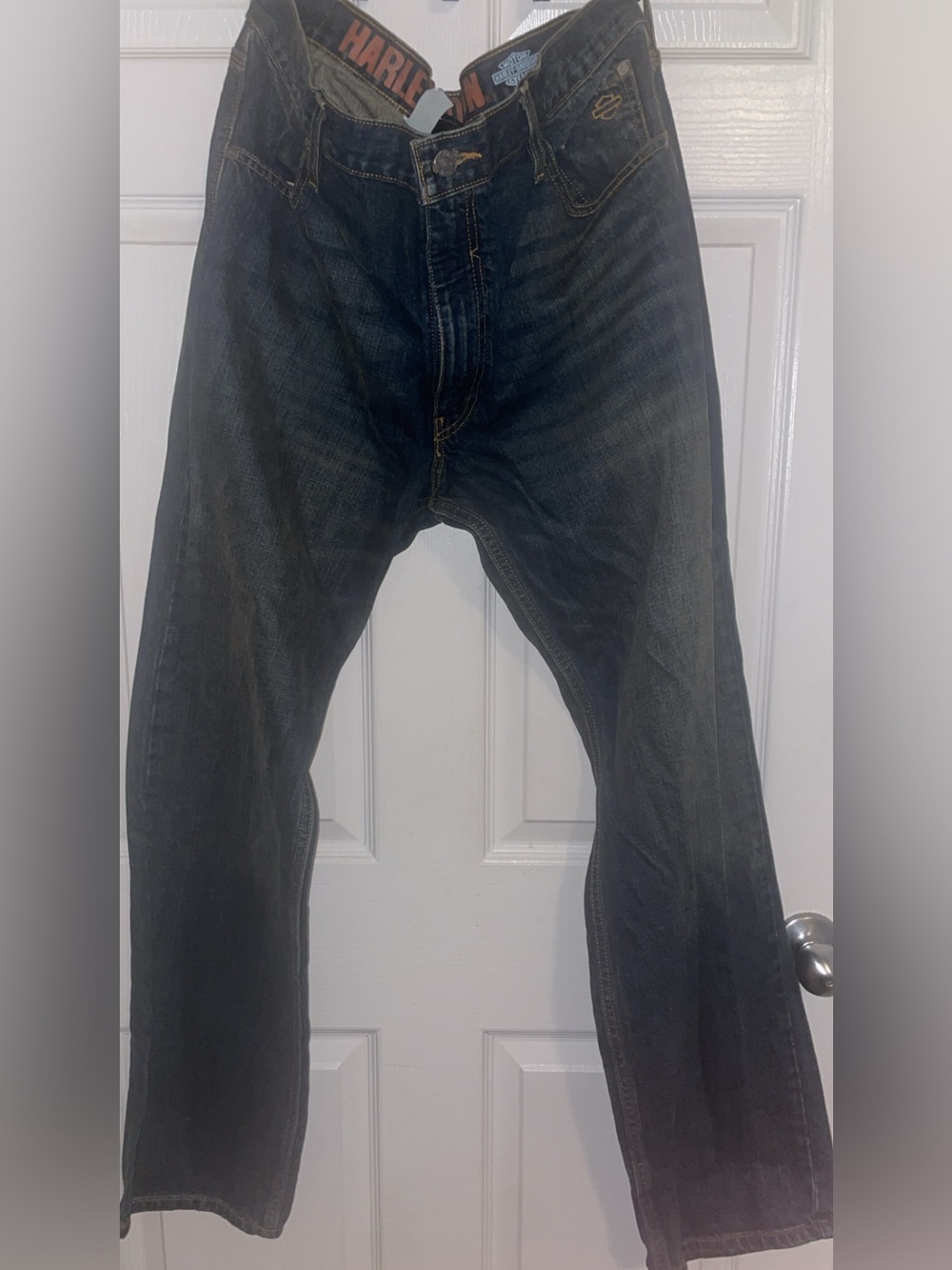 Harley-Davidson Indigo Black Relaxed Jeans